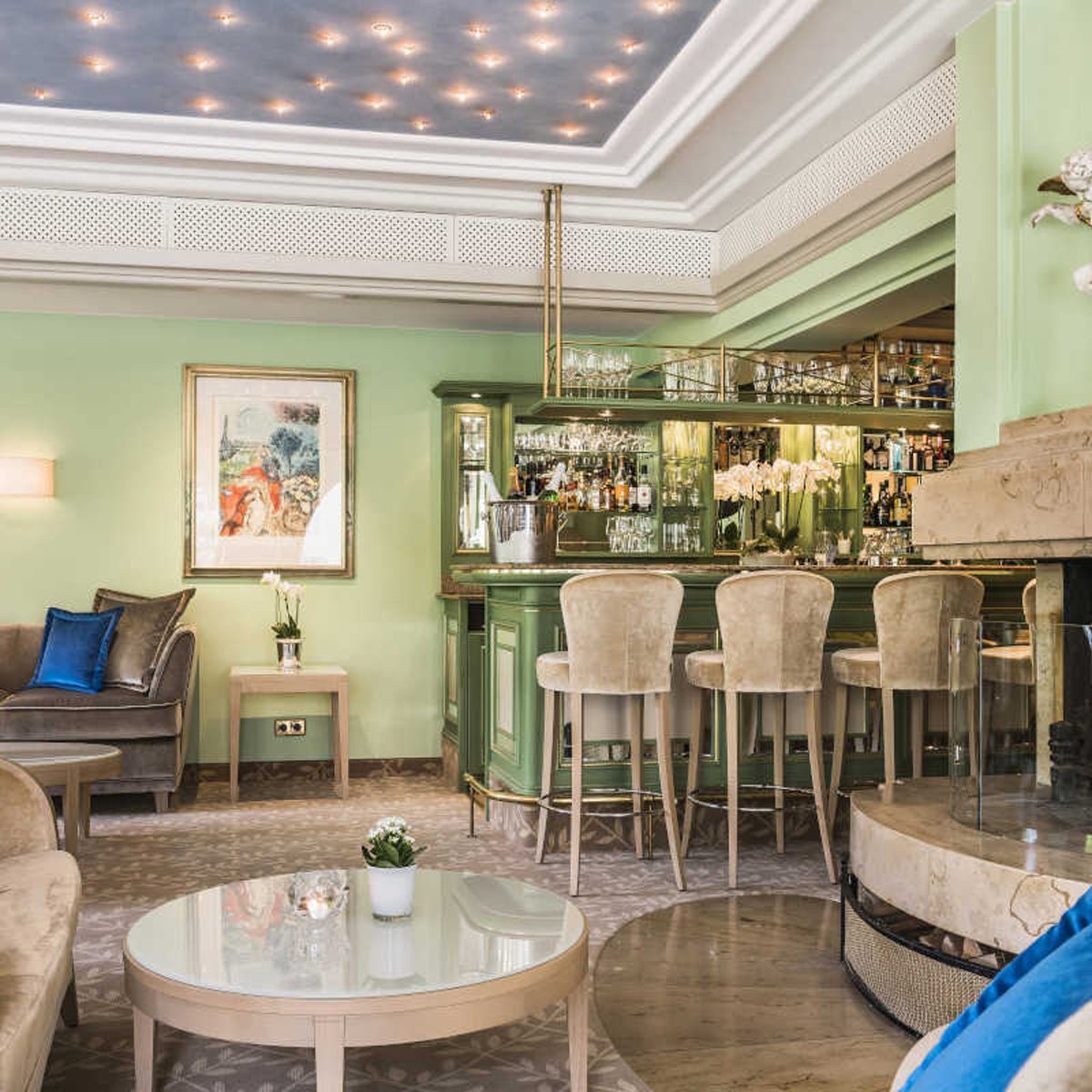 Hotel Schwarzmatt, at the table
