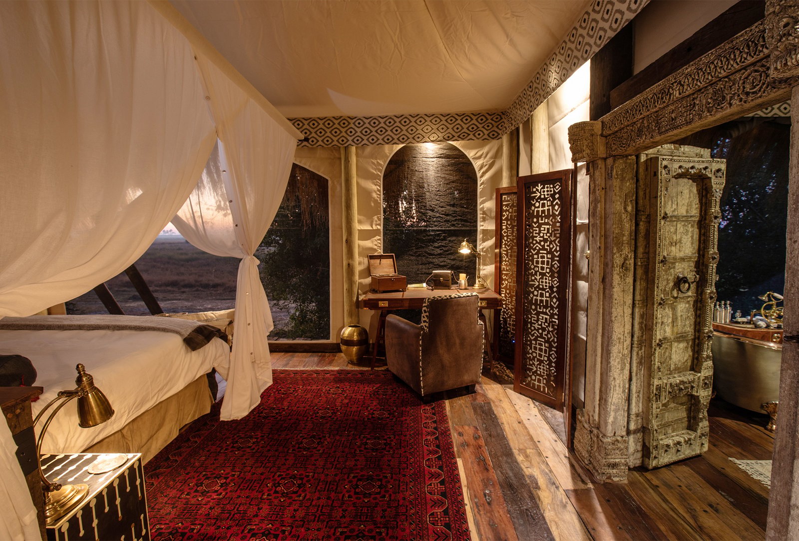 Selinda Camp, rooms