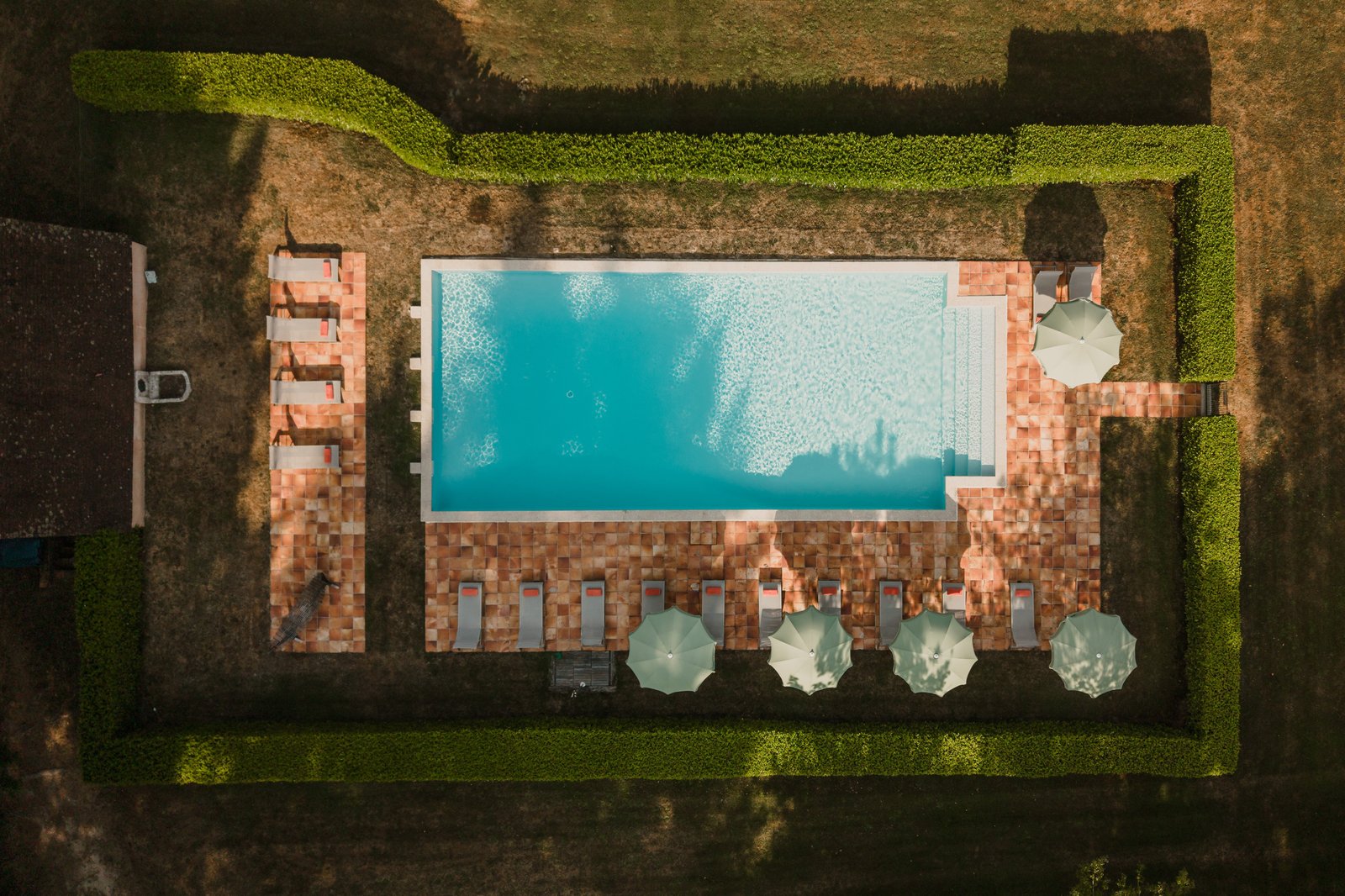 La Chapelle Saint Martin, the pool