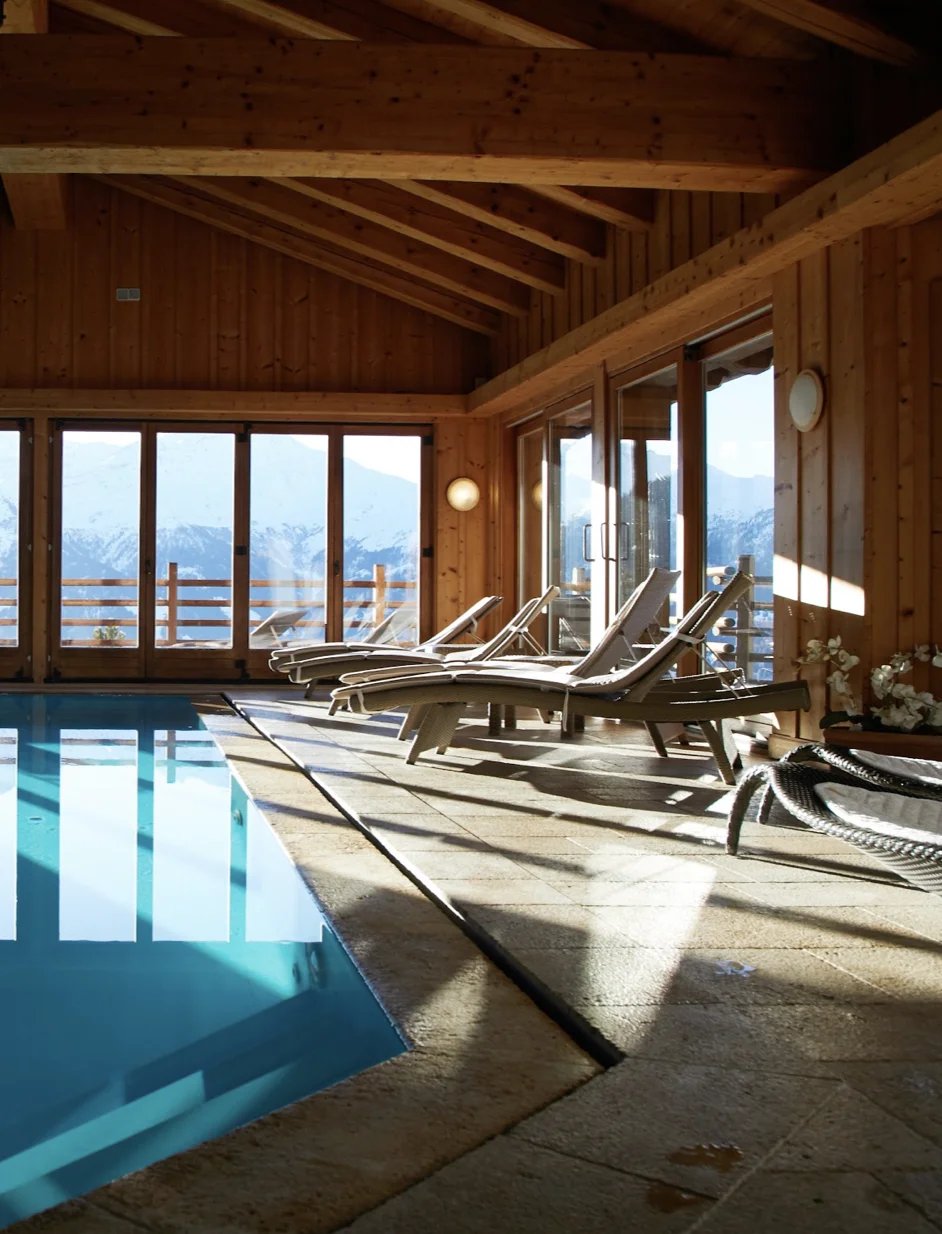 Le Chalet d’Adrien, the pool