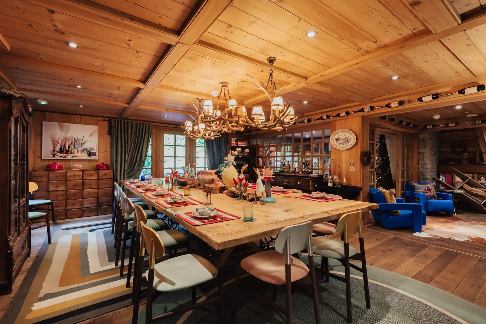 Megève Bois - Relais & Châteaux, at the table