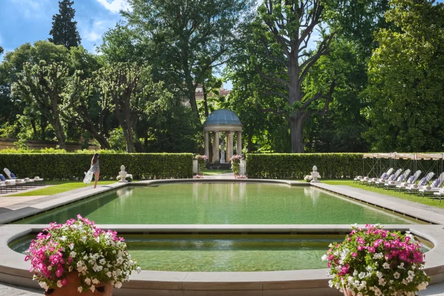 Four Seasons Hotel Firenze, the pool