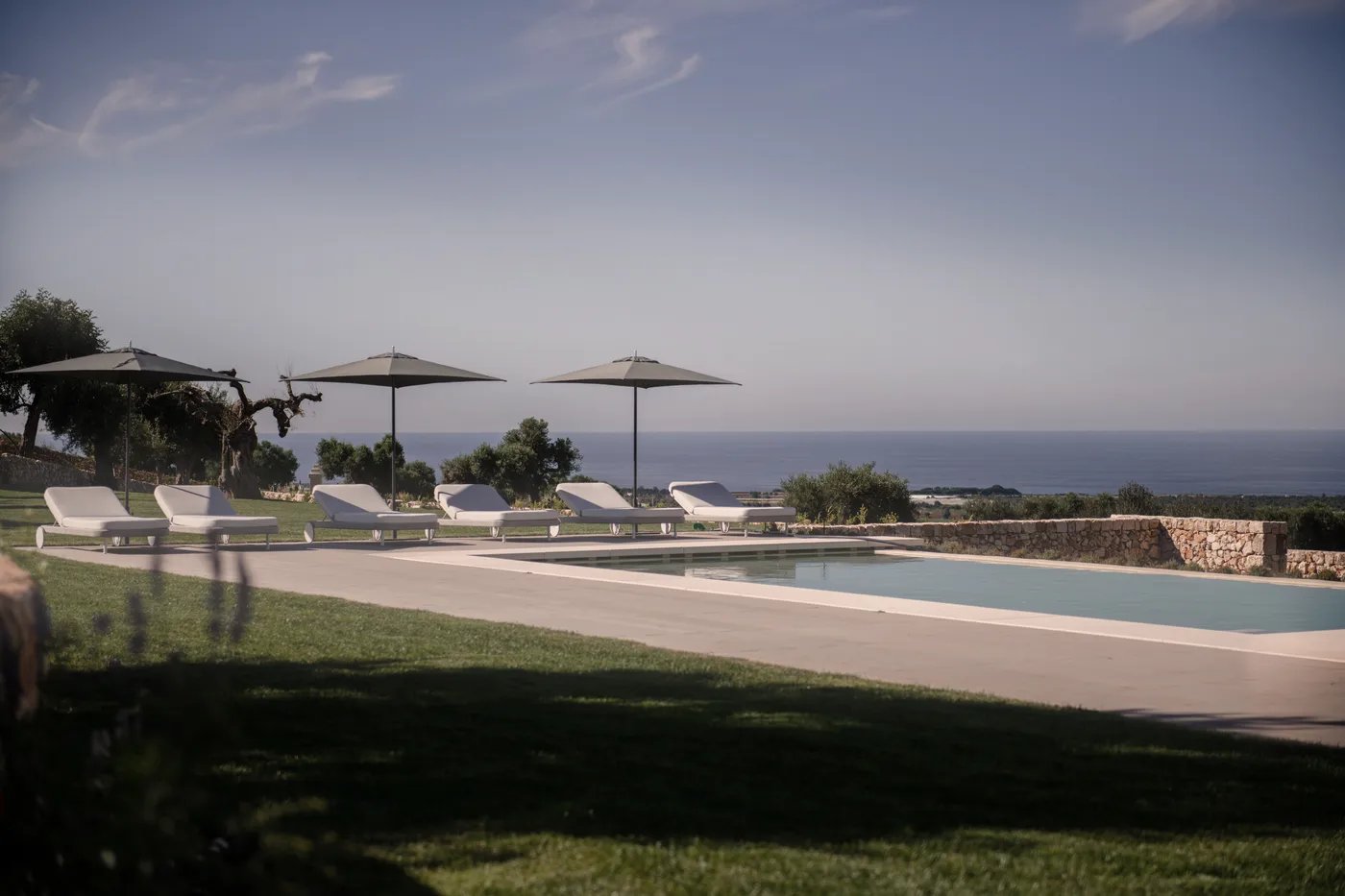 Masseria Auraterrae, the pool