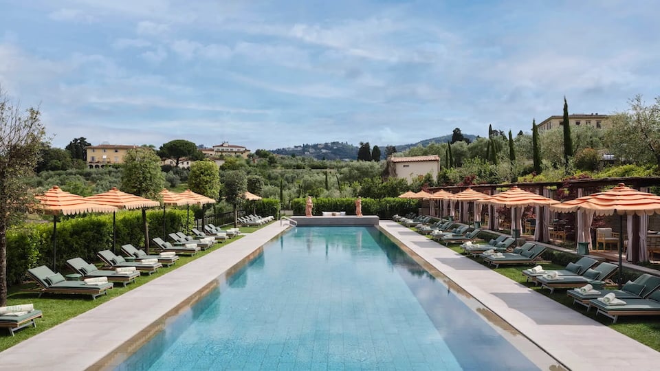 Collegio alla Querce, the pool