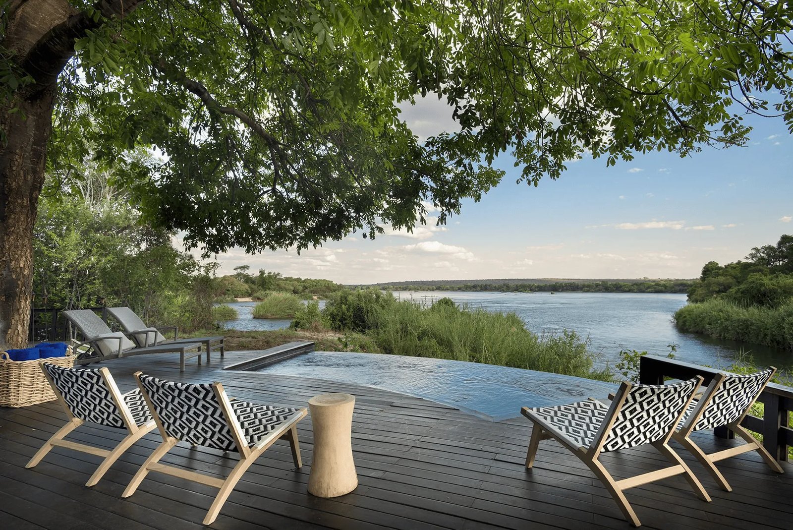 Royal Chundu River Lodge, the pool