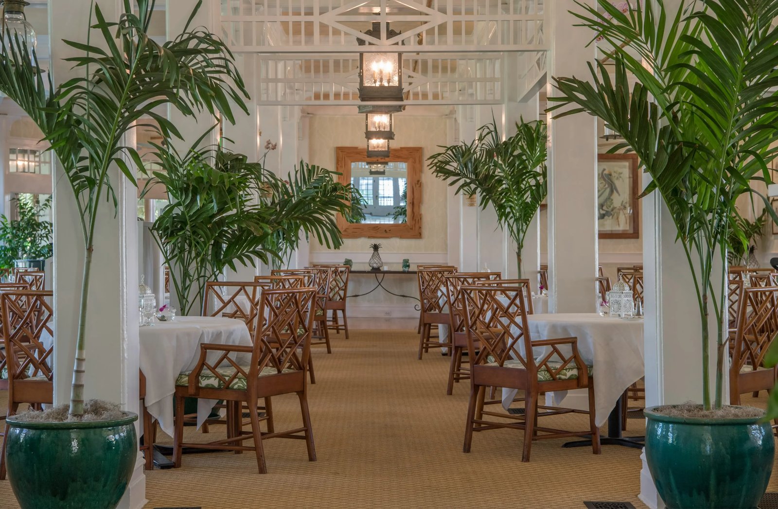 The Gasparilla Inn, at the table