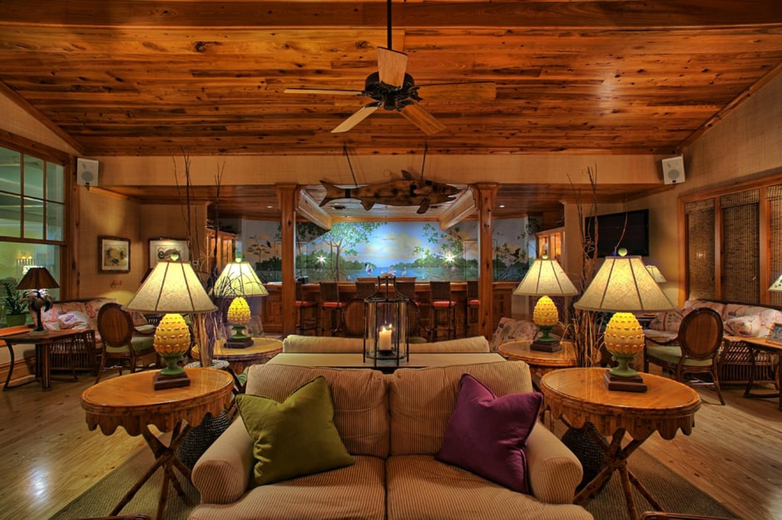 The Gasparilla Inn, at the table