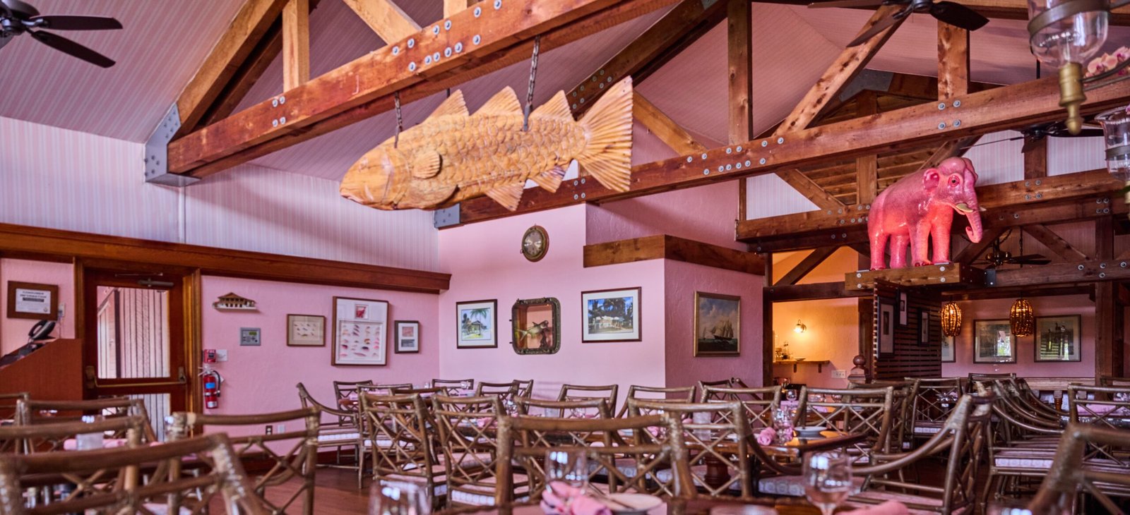 The Gasparilla Inn, at the table