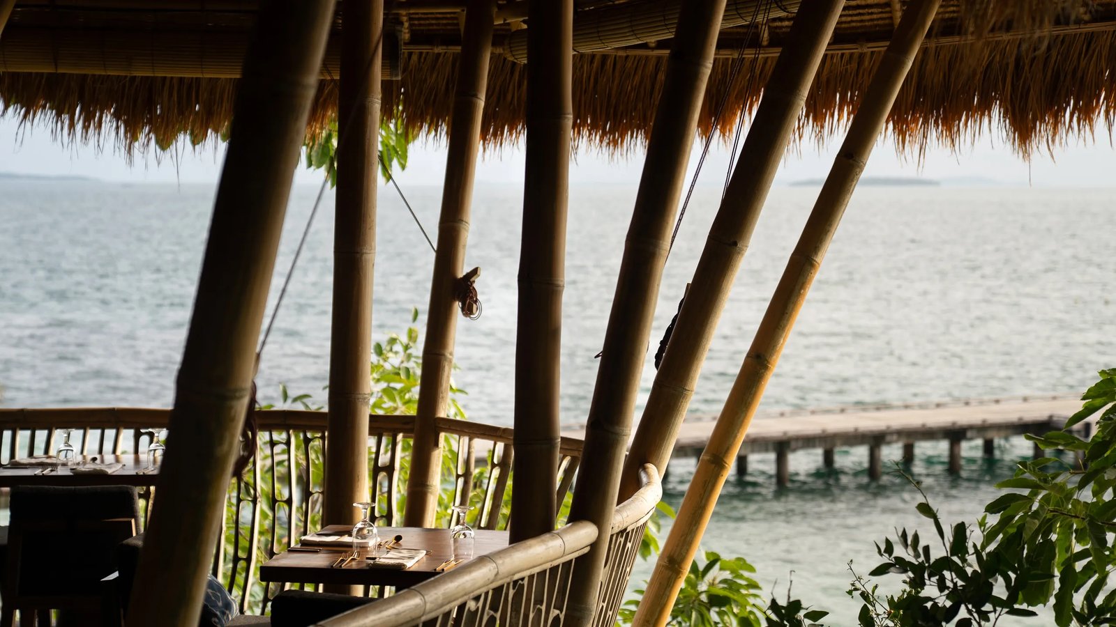 Cempedak Island, at the table