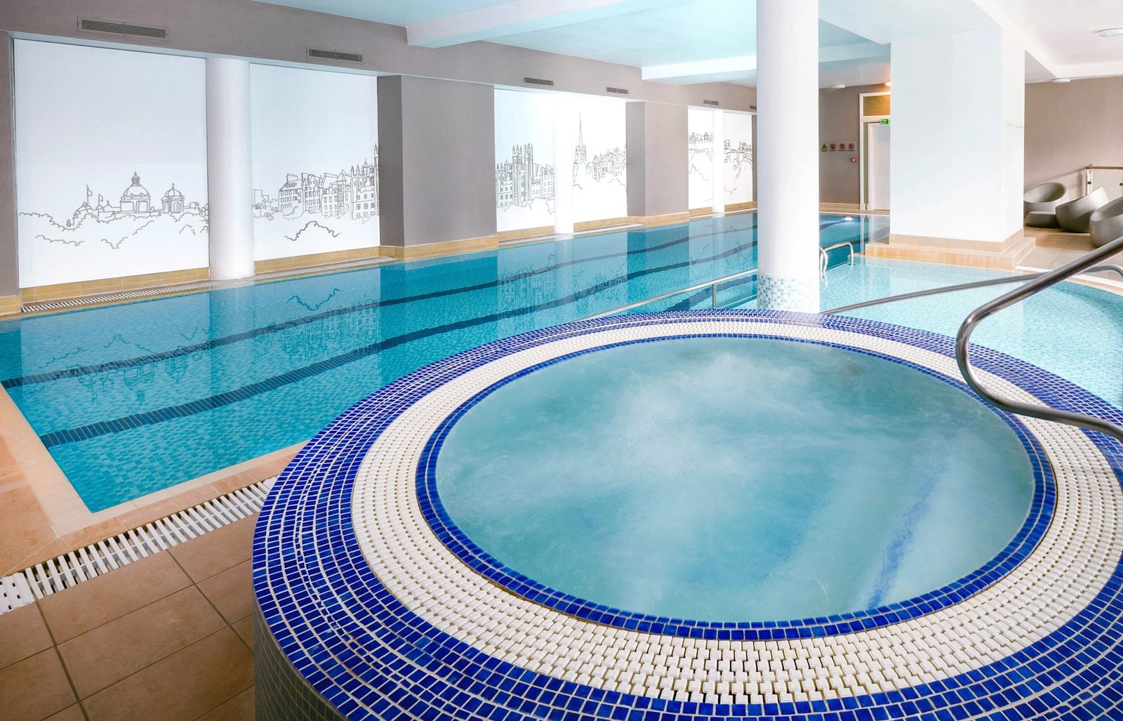 The Caledonian Edinburgh, Curio Collection by Hilton, the pool