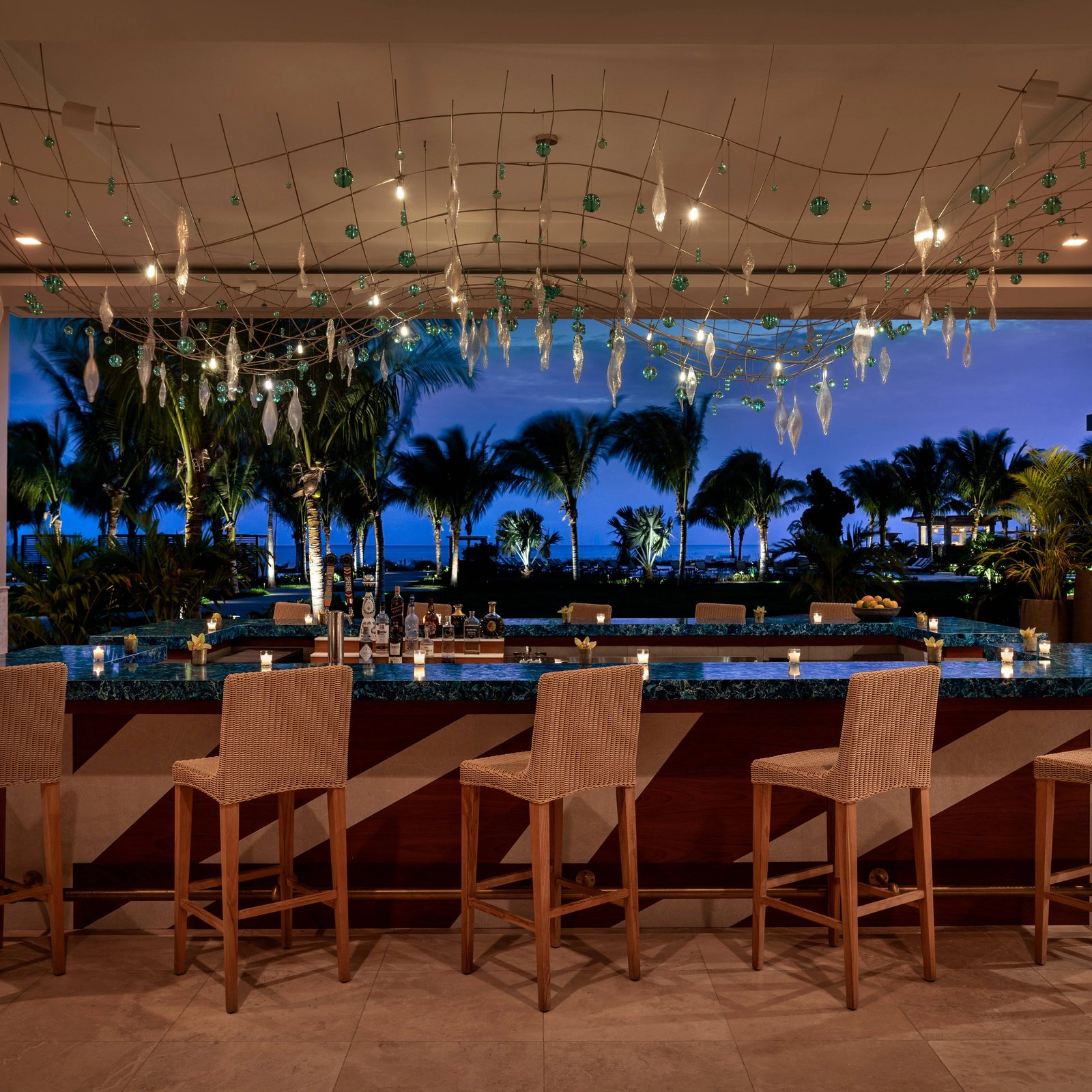 The Ritz-Carlton, Turks & Caicos, at the table