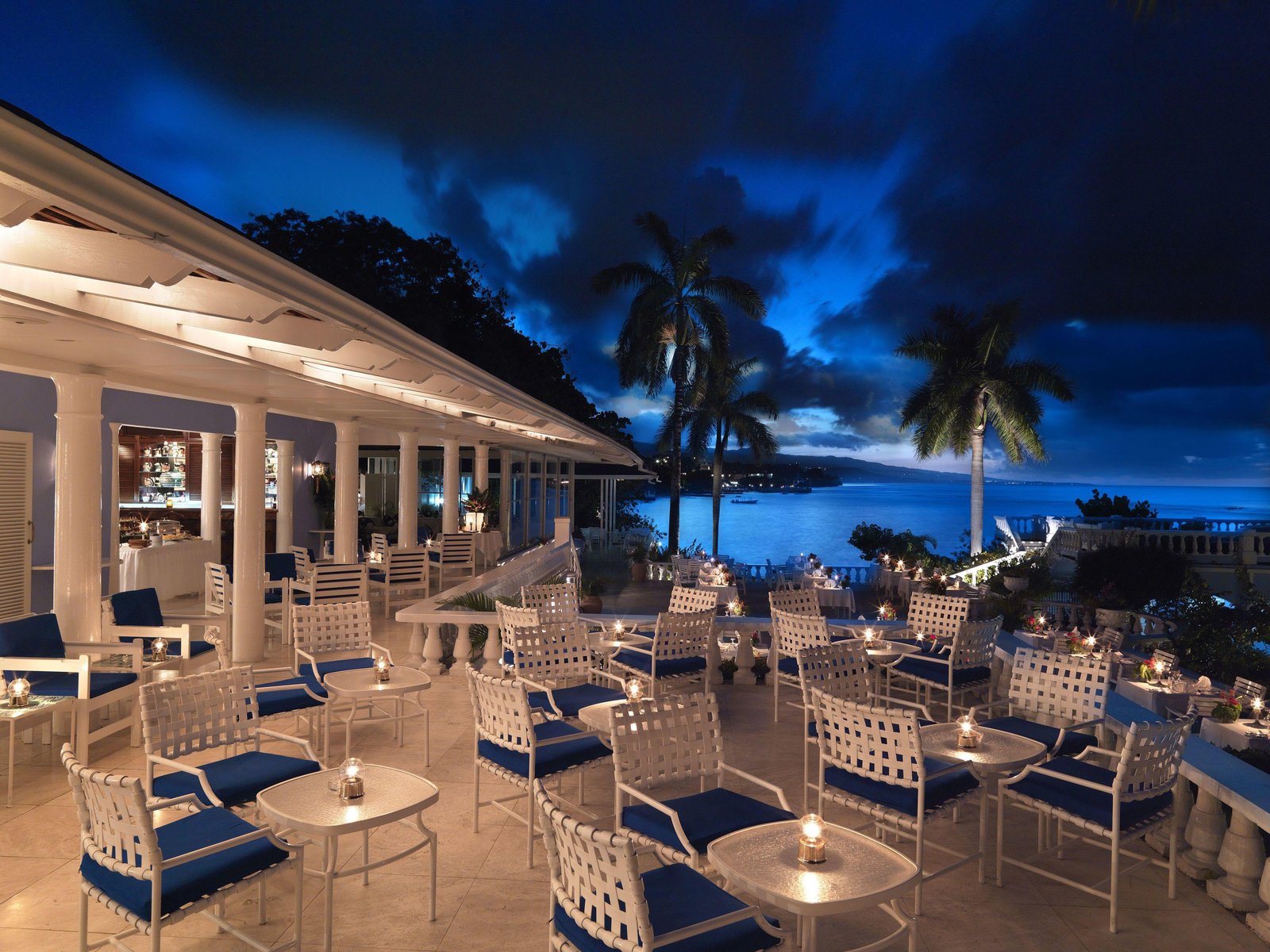 Jamaica Inn, the terrace restaurant