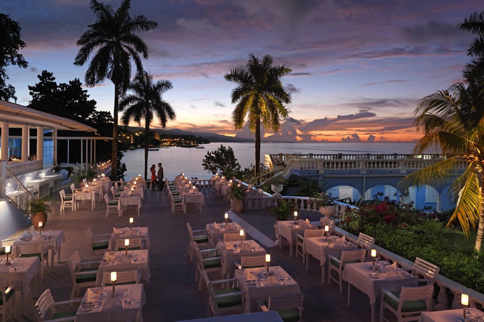 Jamaica Inn, the terrace restaurant