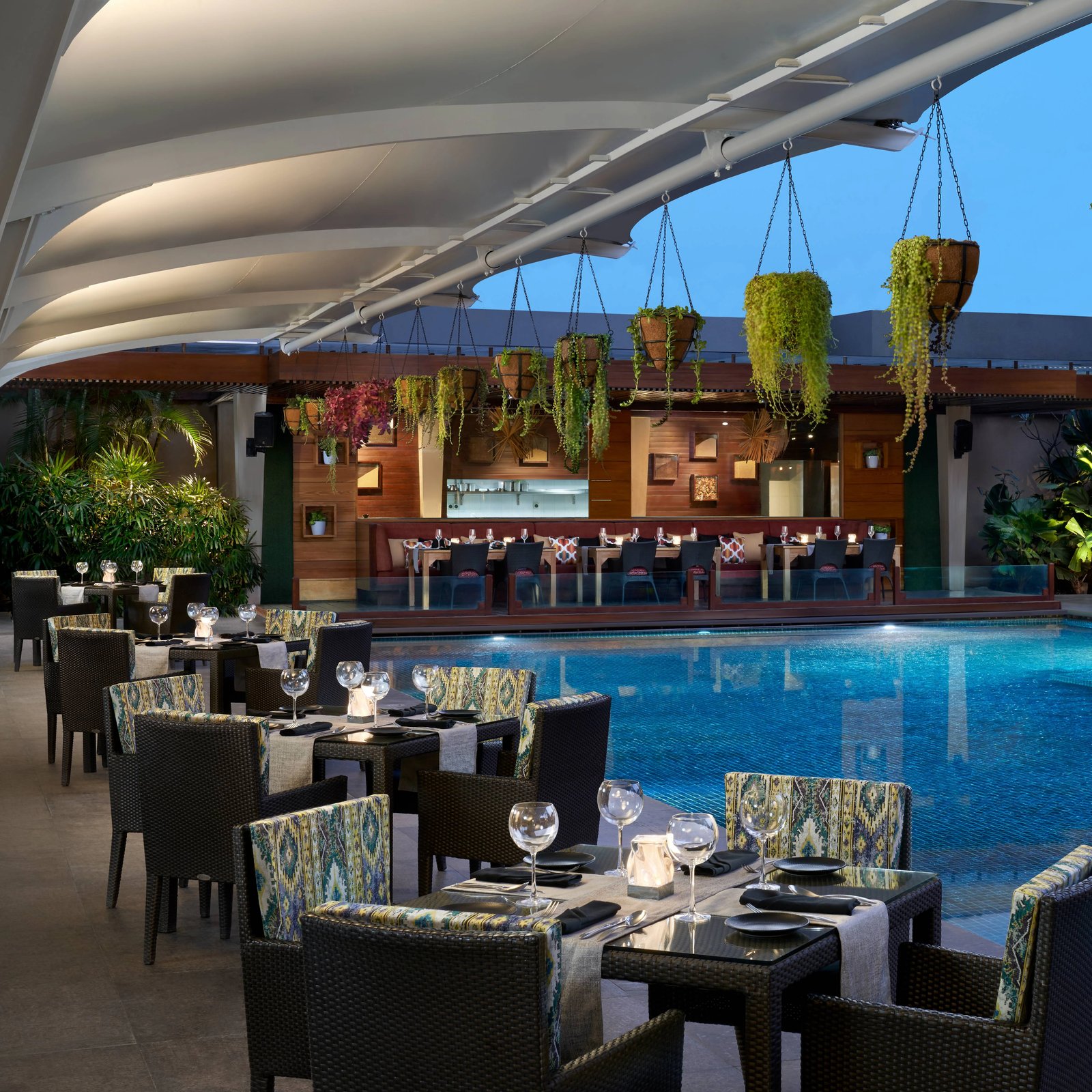 JW Marriott Hotel Bengaluru, at the table
