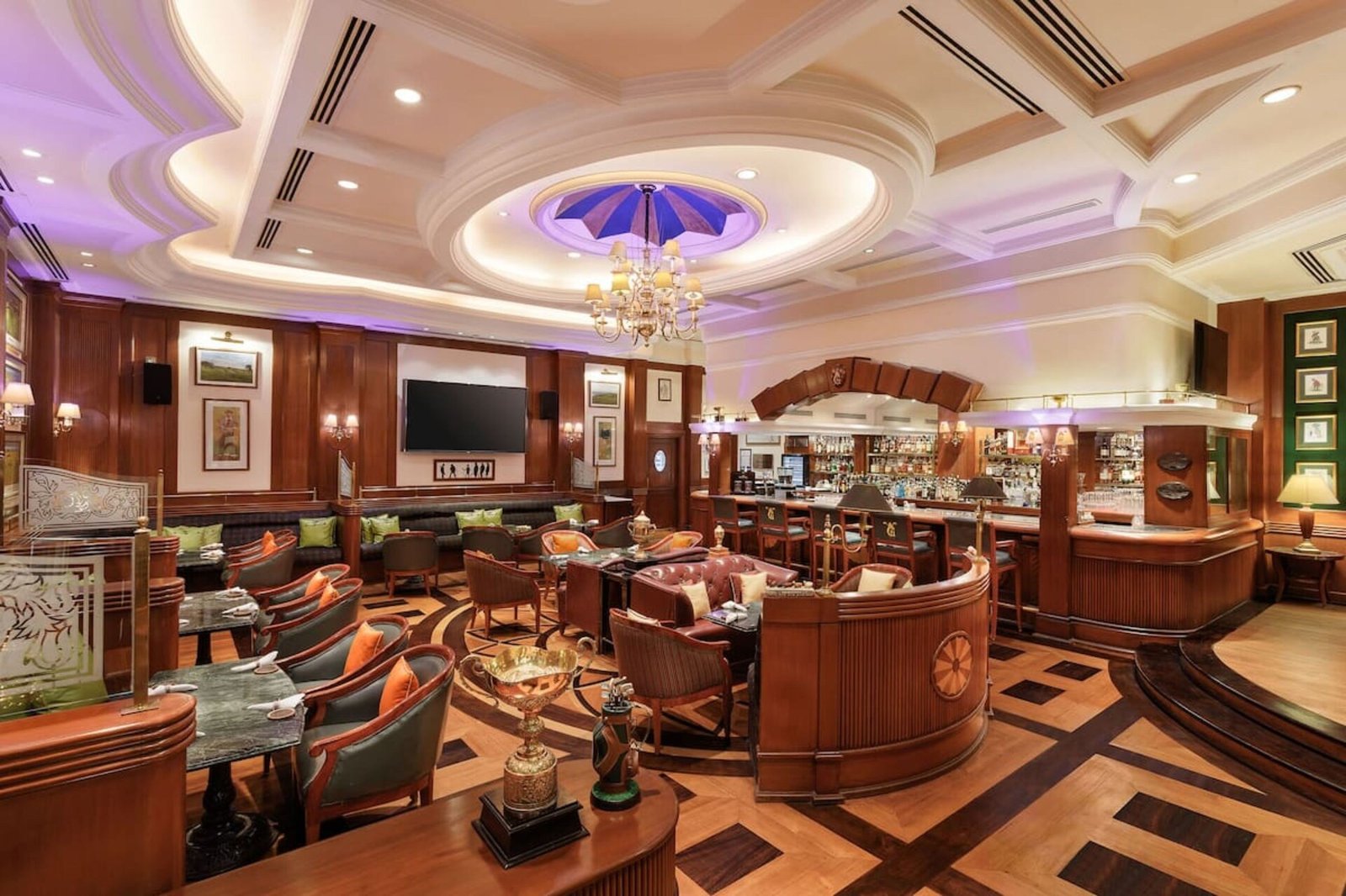 ITC Maurya, at the table