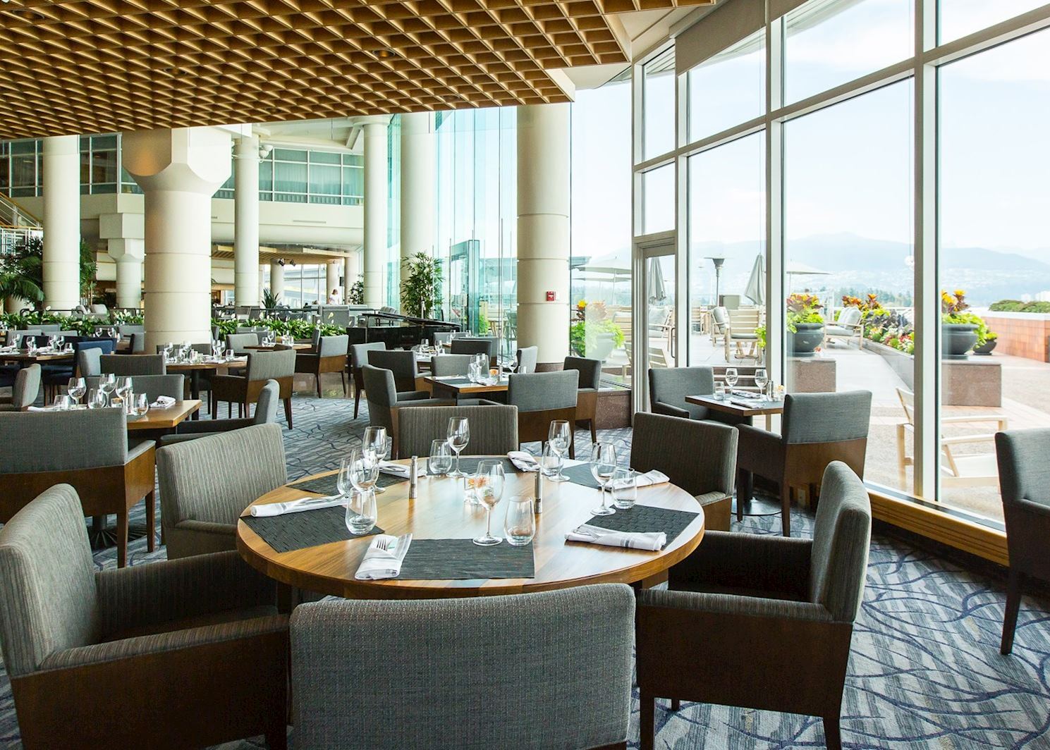 Pan Pacific Vancouver, at the table