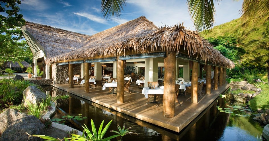 Tokoriki Island Resort, at the table