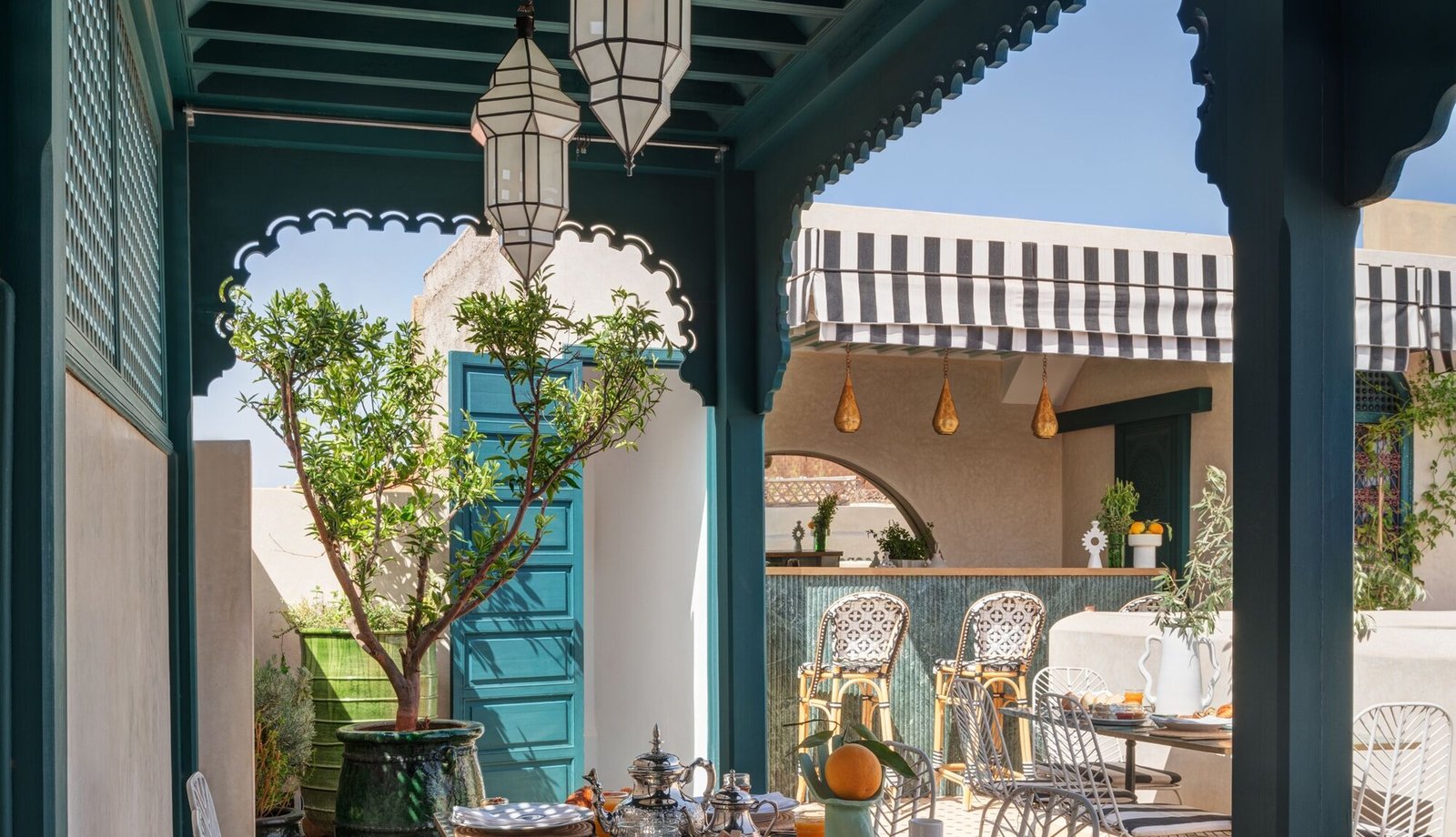Riad Botanica, eat and drink