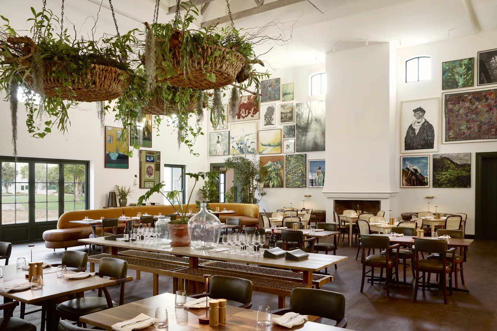 Spier Hotel, at the table