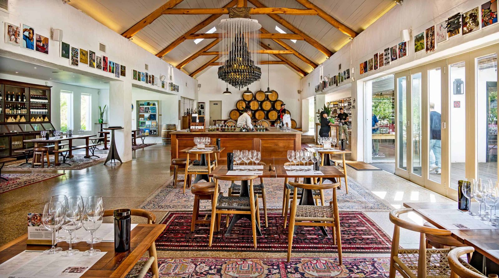 Spier Hotel, at the table