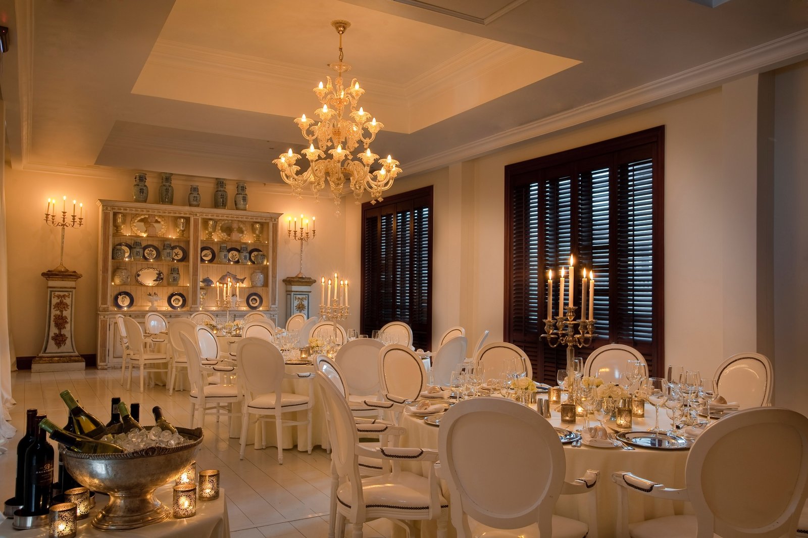 The Oyster Box Hotel, at the table