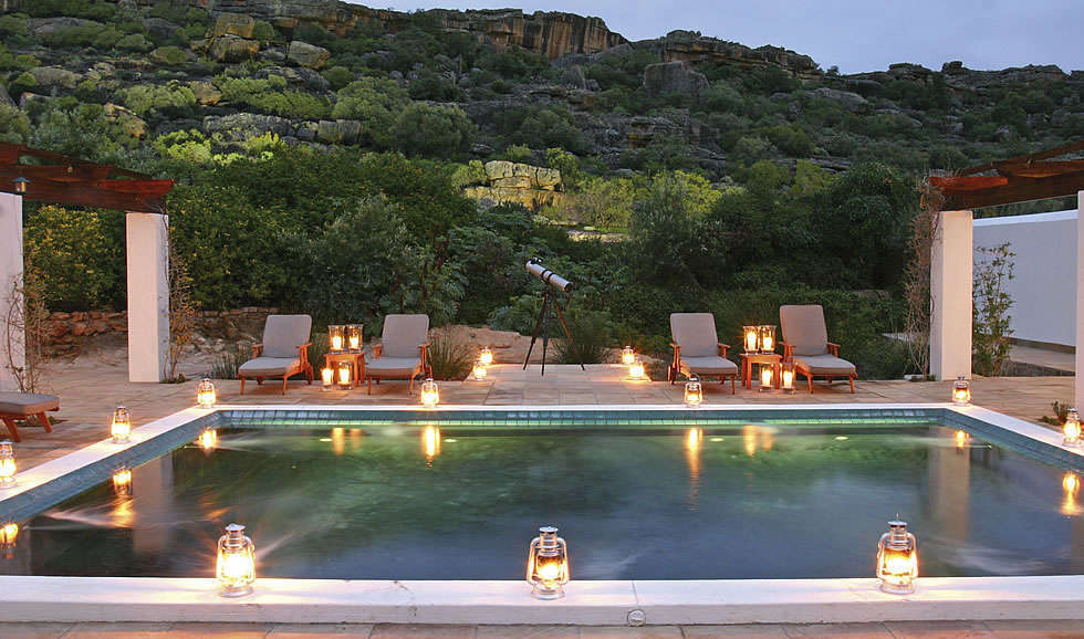Bushmans Kloof Wilderness Reserve and Wellness Retreat, the pool