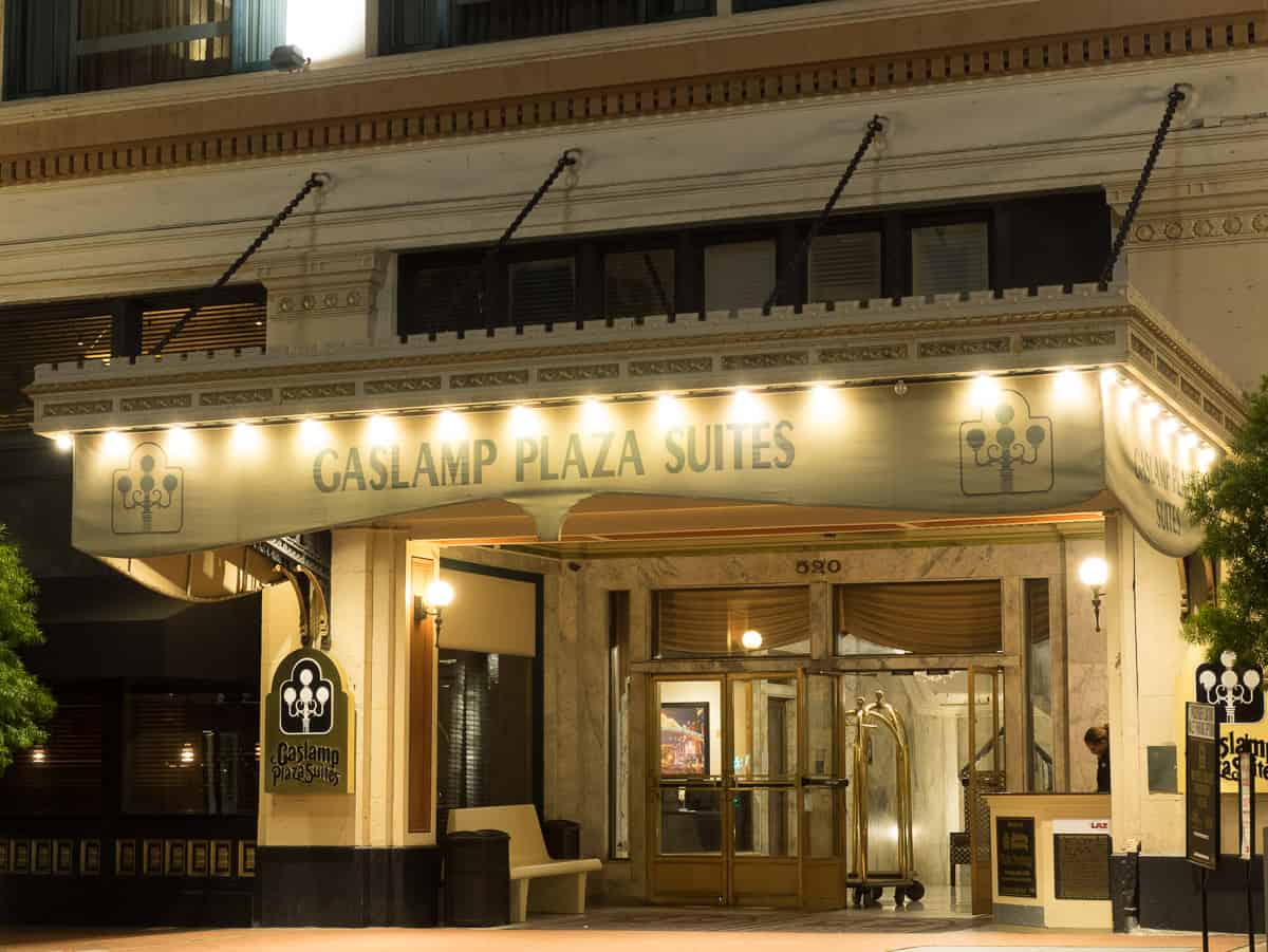 Gaslamp Plaza Suites — backstory