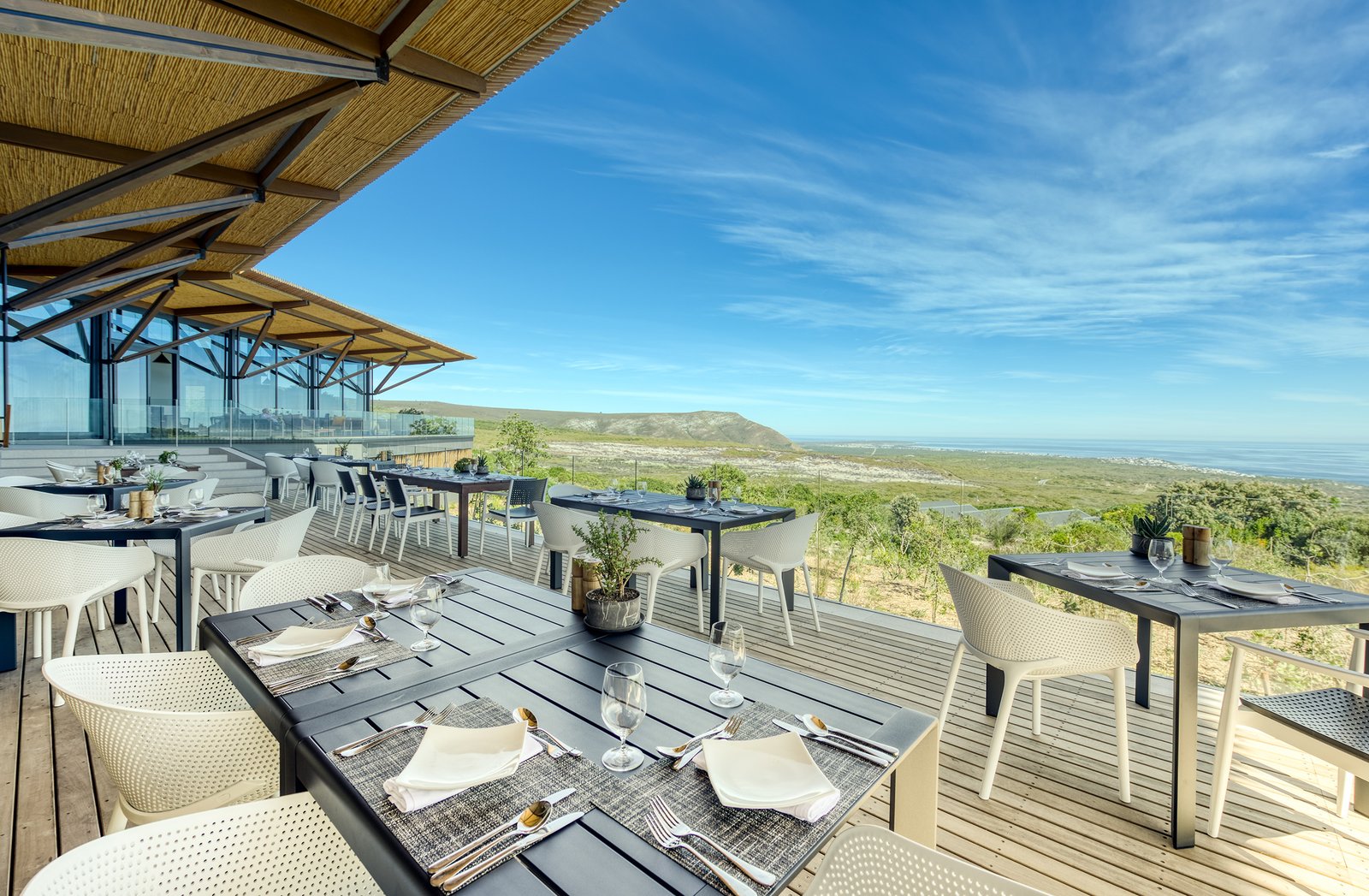 Grootbos Private Nature Reserve, at the table