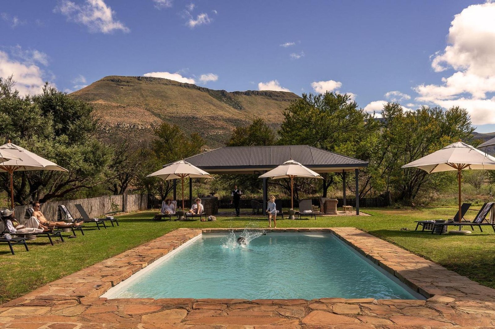 Samara Karoo Reserve, the pool