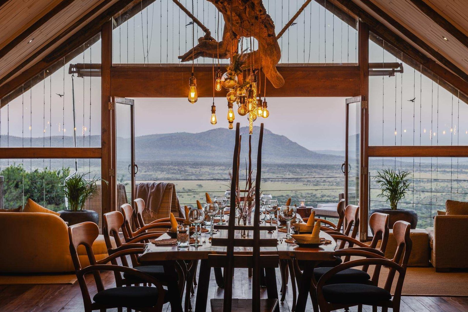Cottar's Safaris, at the table
