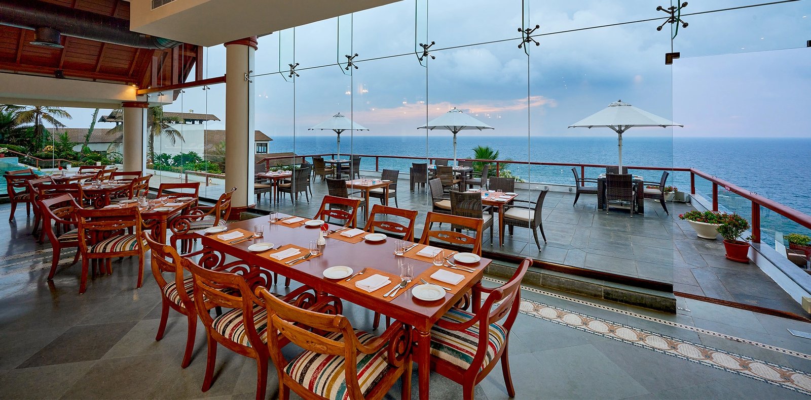 The Leela Kovalam, a Raviz Hotel, the terrace