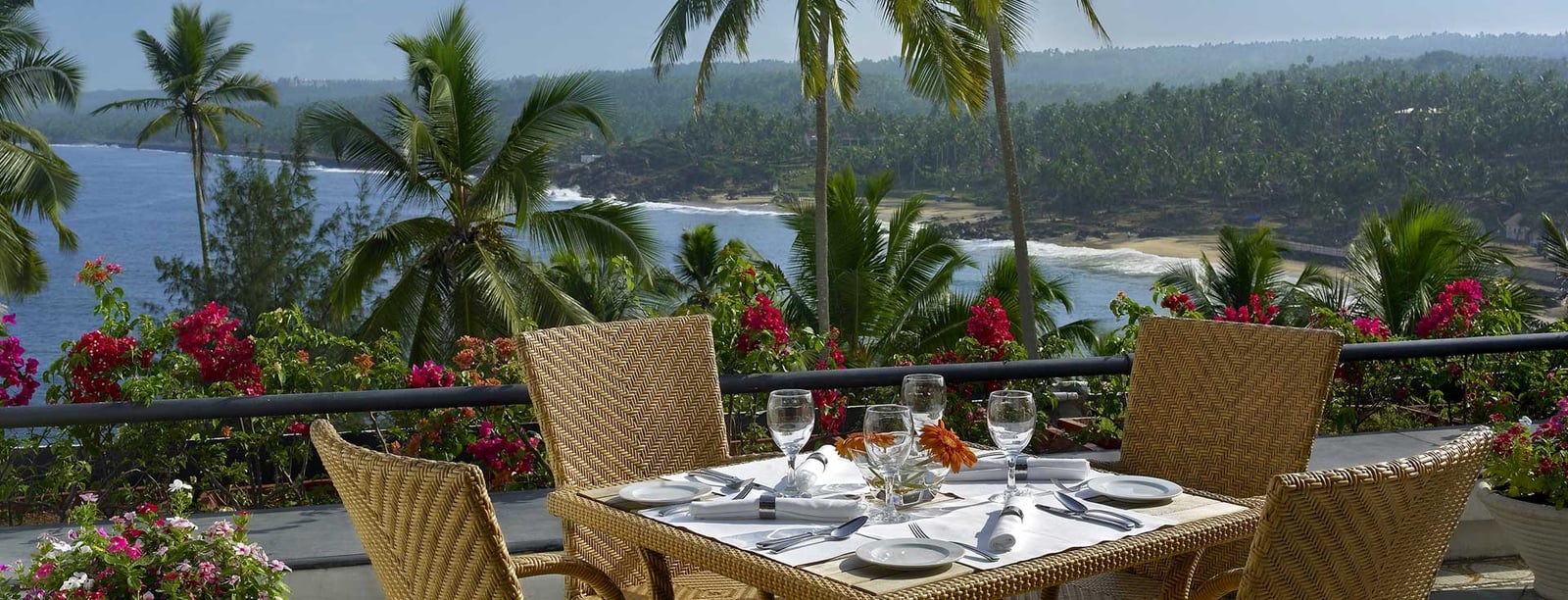 The Leela Kovalam, a Raviz Hotel, the terrace