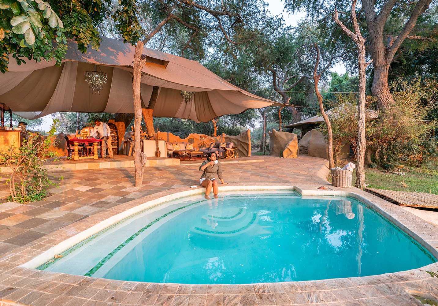 Time + Tide Chongwe Suites, the pool