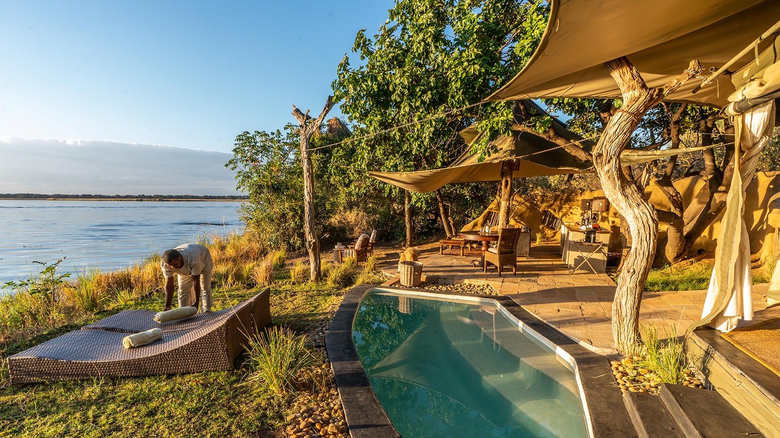 Time + Tide Chongwe Suites, the pool