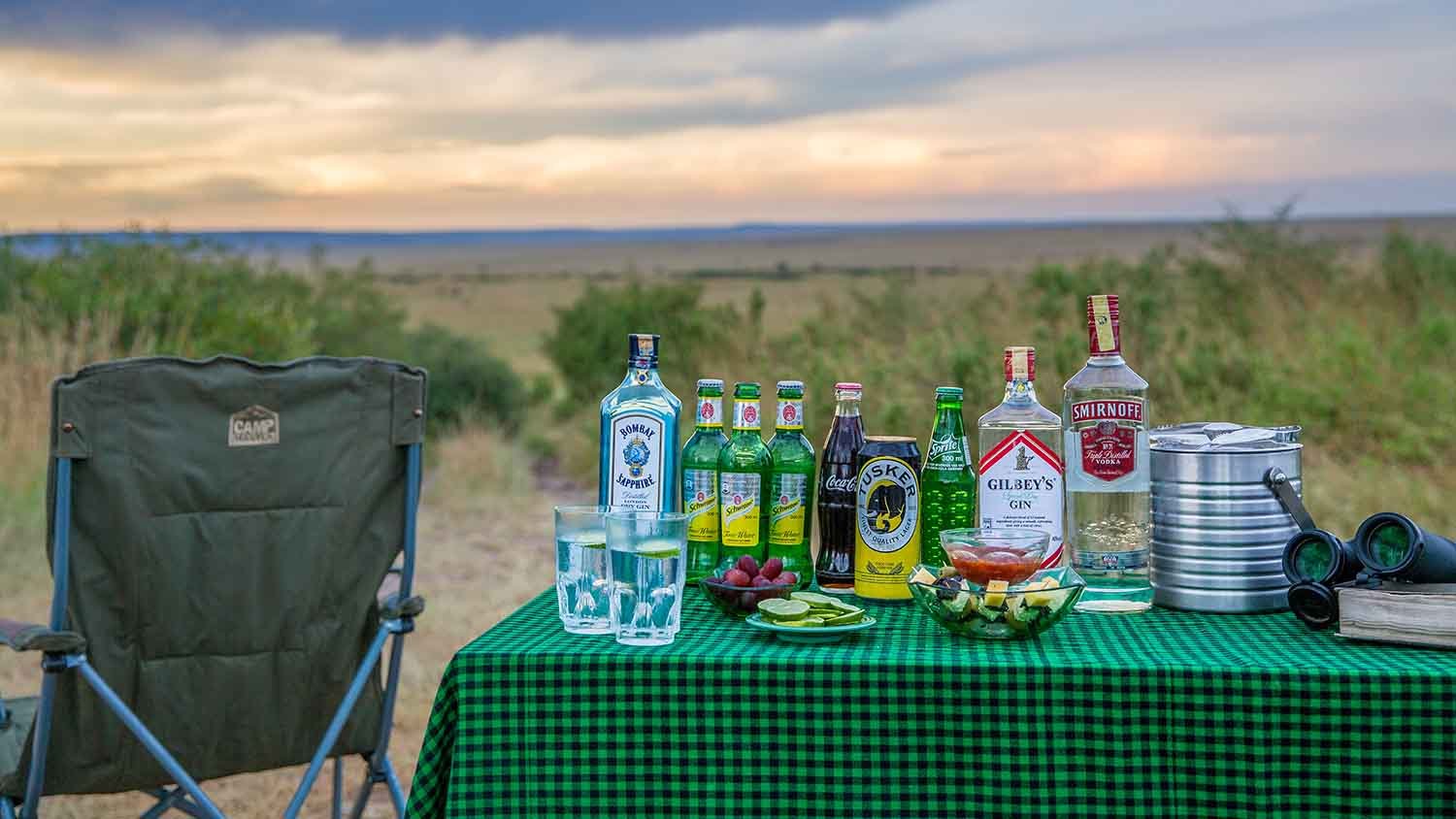Sala's Camp, at the table