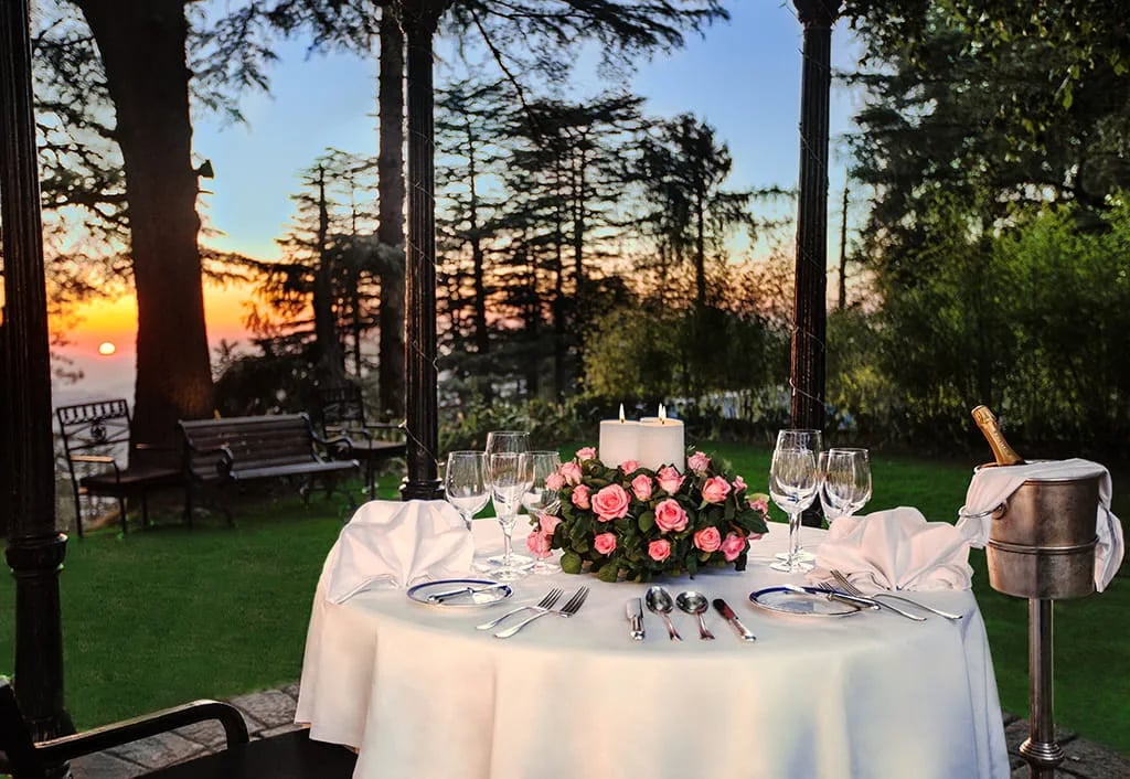 Wildflower Hall, the gazebo
