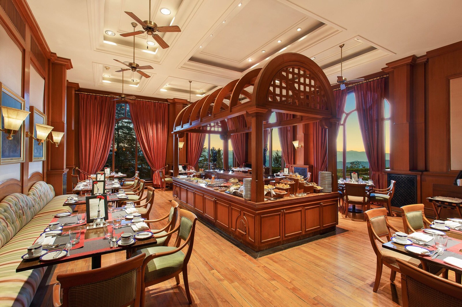 Wildflower Hall, the restaurant