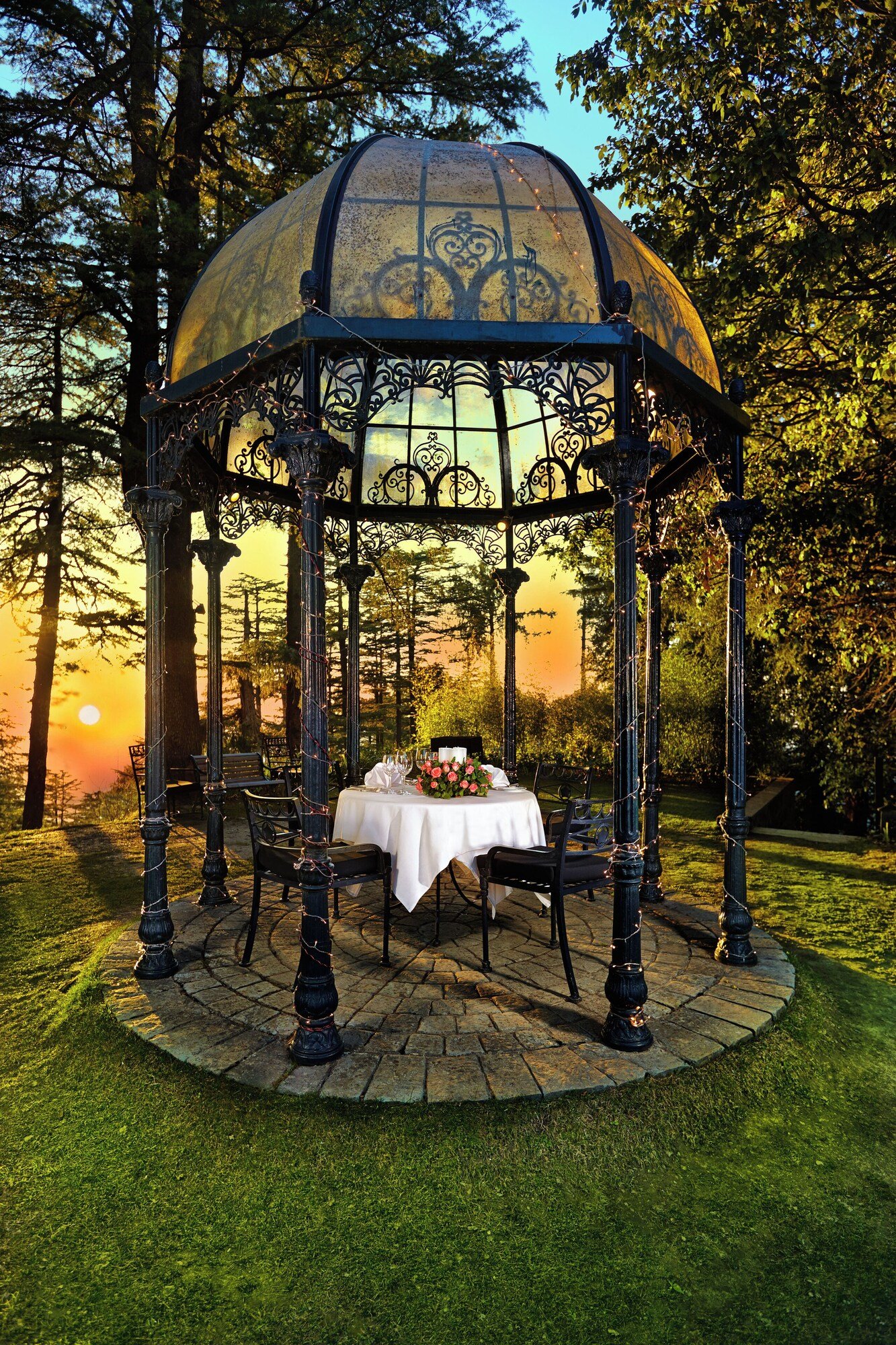 Wildflower Hall, the gazebo