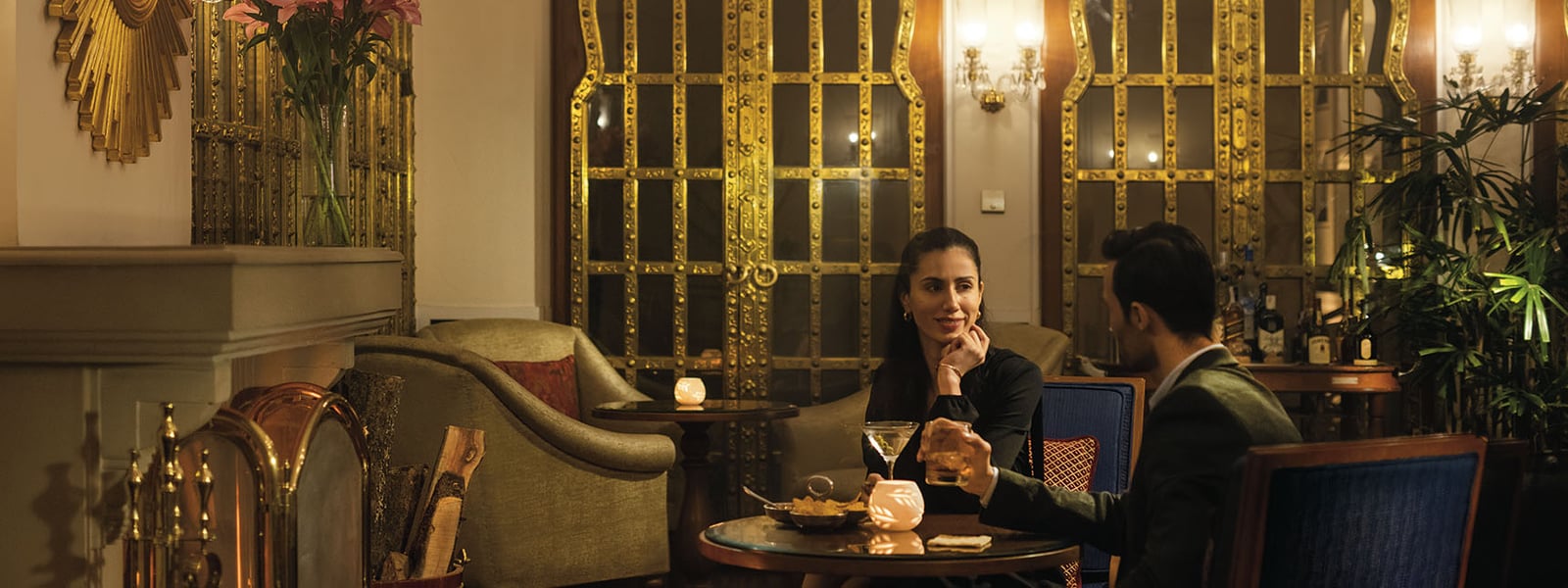The Oberoi Sukhvilas, New Chandigarh, at the table