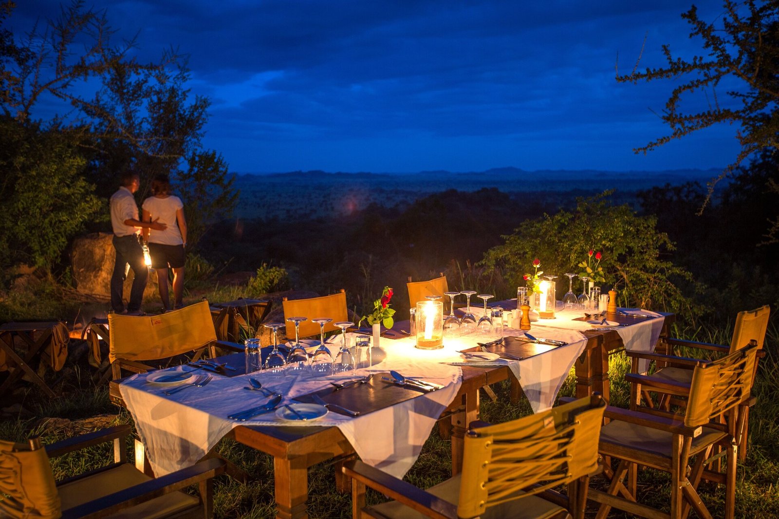 Serengeti Pioneer Camp, dining tent & al fresco deck
