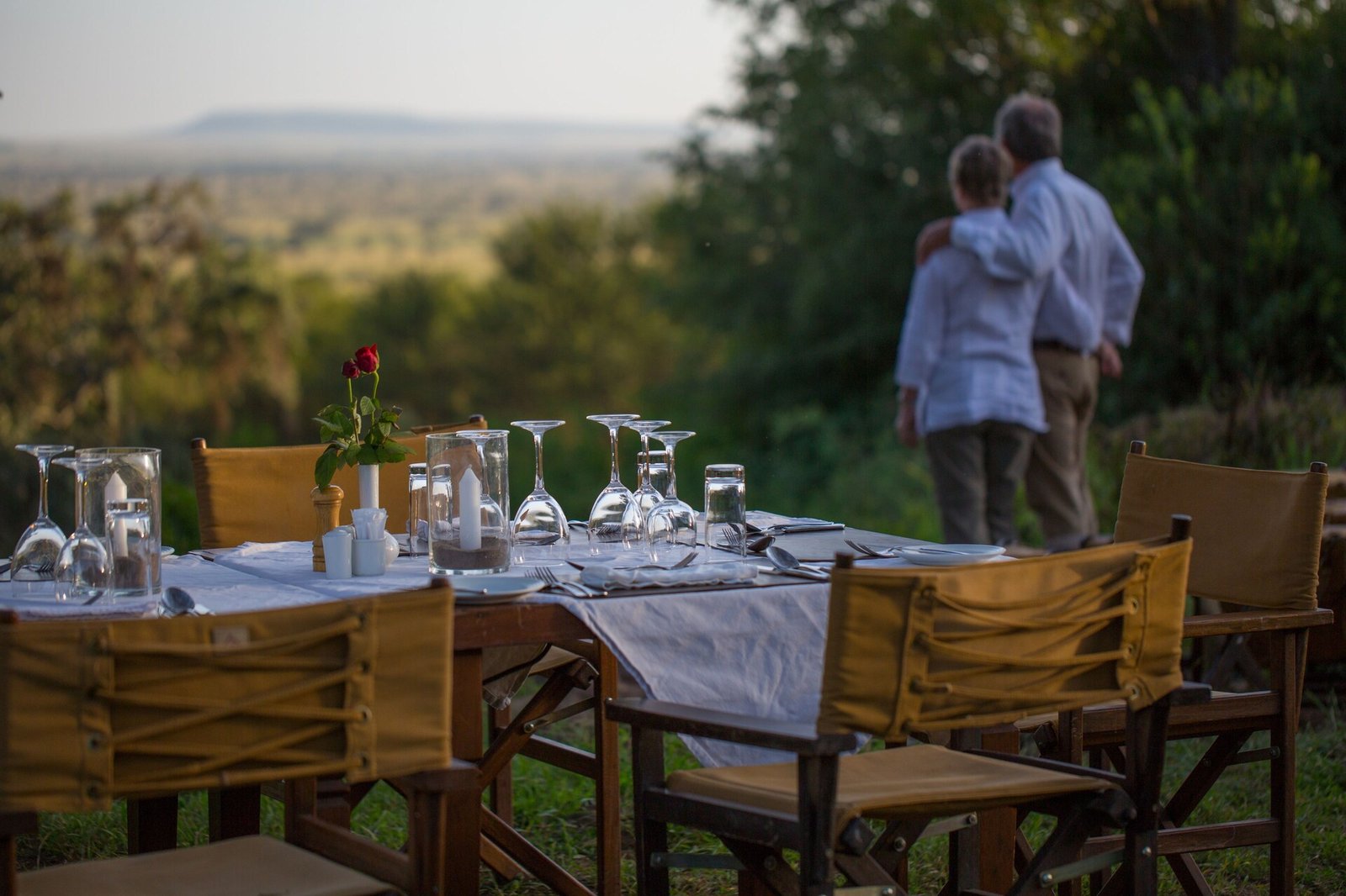 Serengeti Pioneer Camp, dining tent & al fresco deck