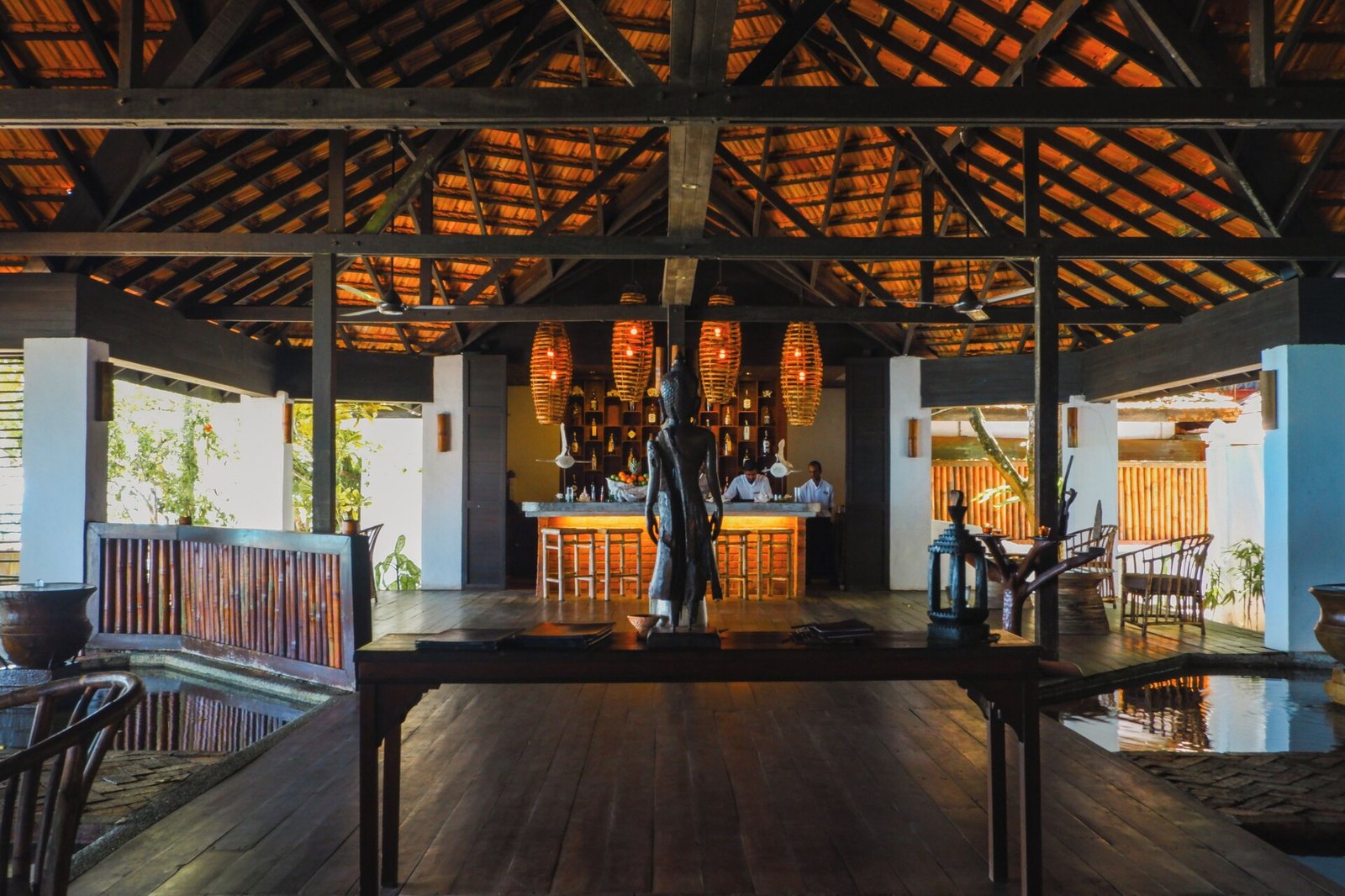 Japamala Resort, at the table