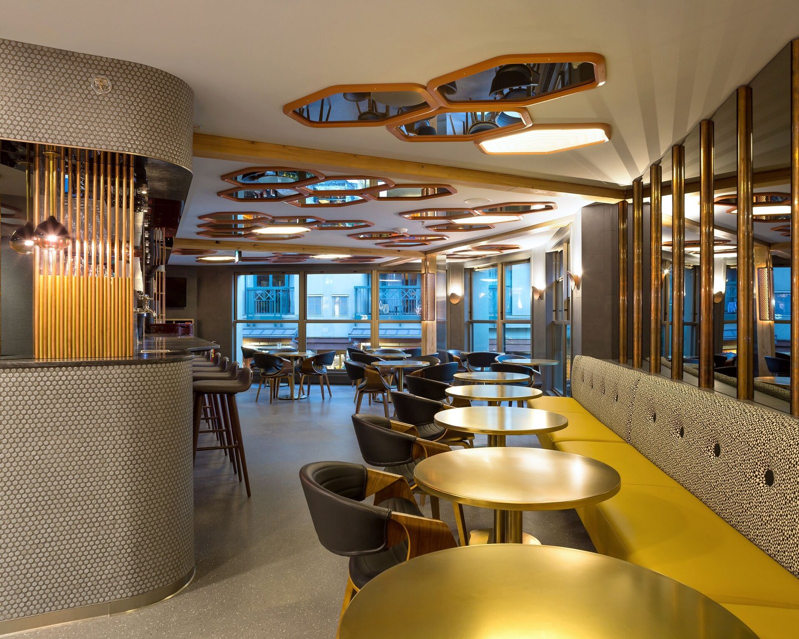 Pangea Pod Hotel, the living room