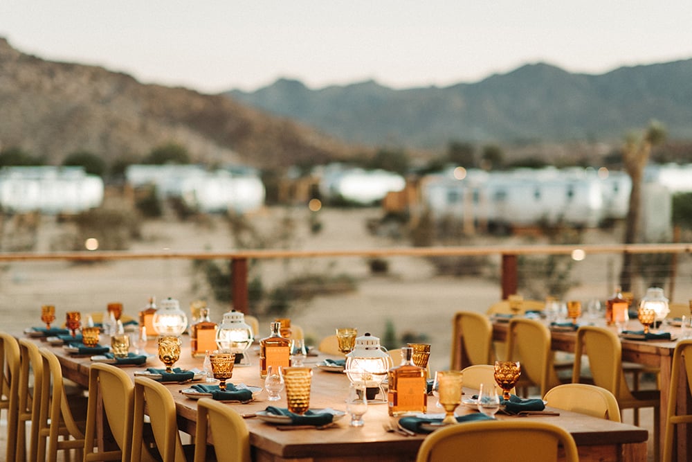 AutoCamp Joshua Tree, at the table