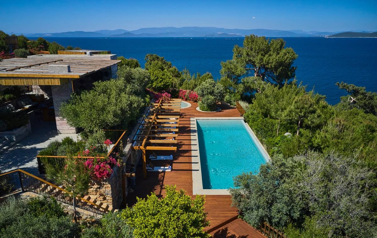 Bodrum Loft, the pool