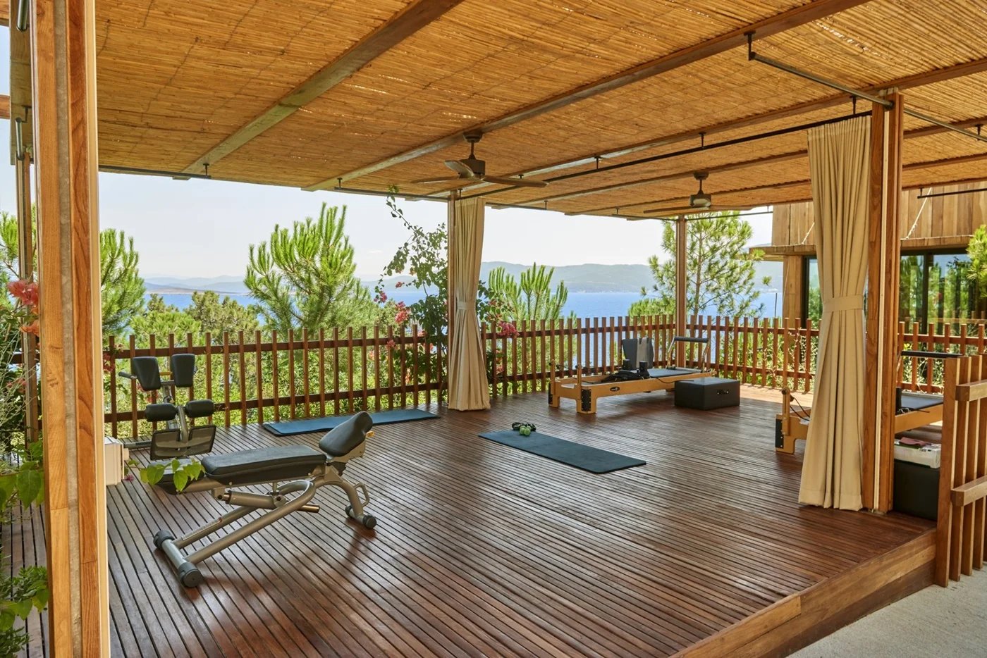 Bodrum Loft, the gym