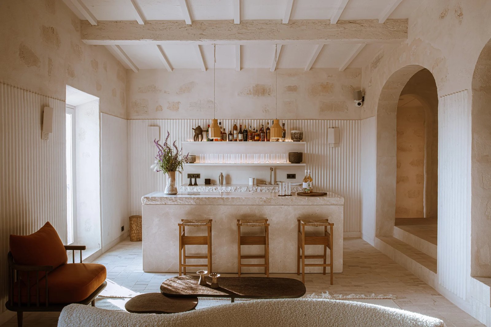 Son Blanc Farmhouse Menorca, at the table