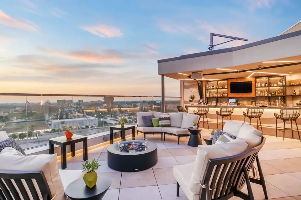 JW Marriott, Anaheim Resort, parkestry rooftop bar & lounge