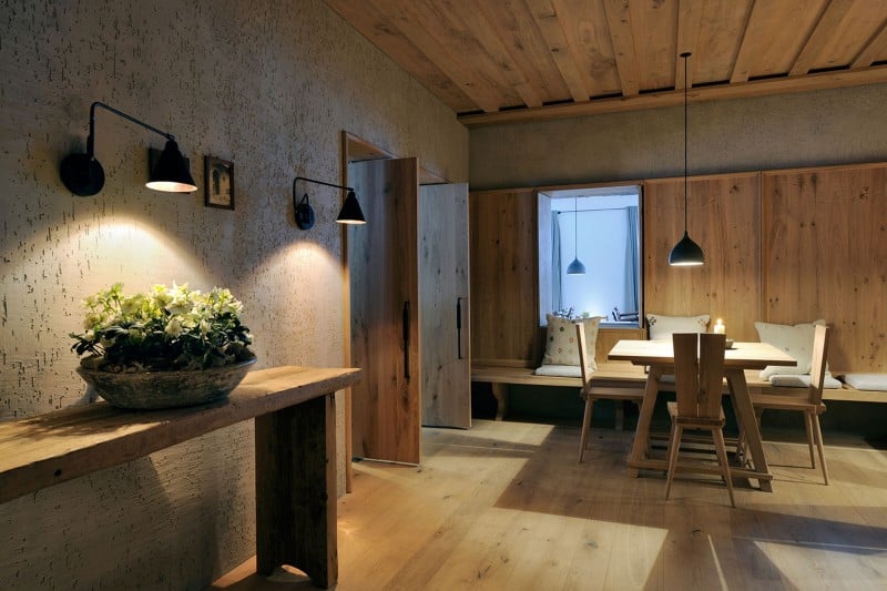 Wiesergut Hotel, at the table