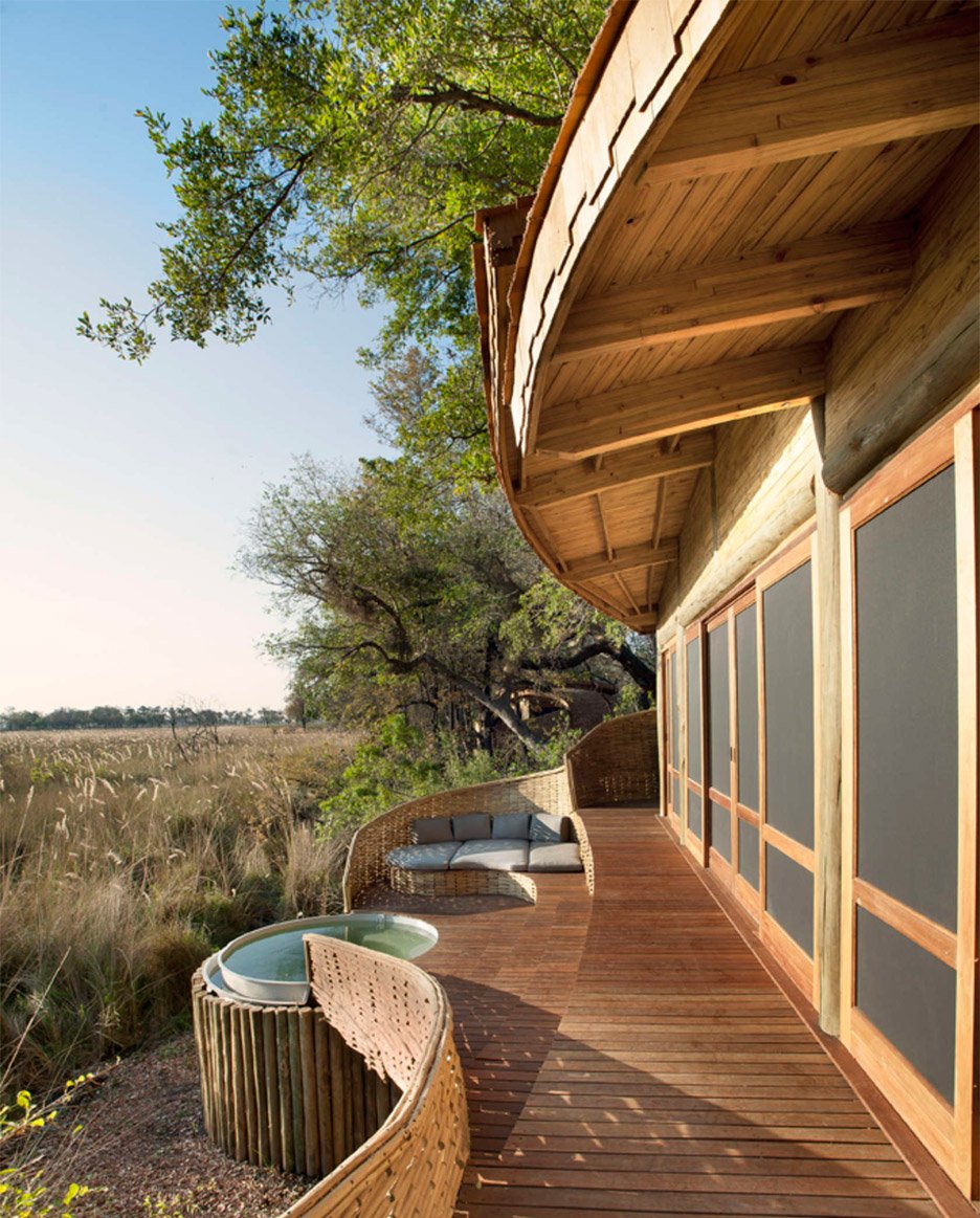 Sandibe Okavango Lodge, the pool